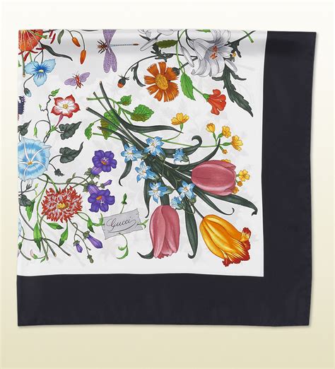 flora gucci foulard|gucci flora pattern.